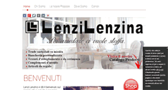 Desktop Screenshot of lenzilenzinacecina.com